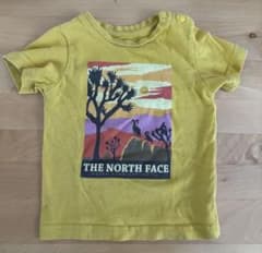 THE NORTH FACE ベビー Tシャツ イエロー　80ザノースフェイスのサムネイル