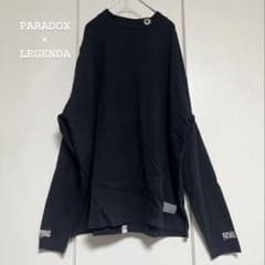 〖LEGENDA × PARADOX〗長袖カットソー ブラックのサムネイル