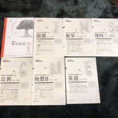 2020年度進研模試 総合学力記述模試・7月のサムネイル