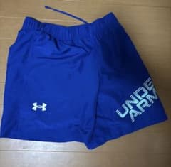 UNDER ARMOUR バスケットボールパンツ ブルーのサムネイル