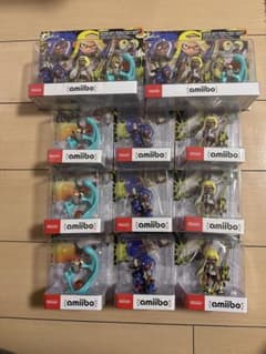amiibo インクリング フィギュア 15体セットのサムネイル