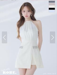 Sugar シュガードレスハイネックビジュー付きミニドレスのサムネイル