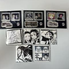 鬼滅の刃ufotable Diningくじ　炭治郎　缶バッジ　台詞ステッカー8点のサムネイル