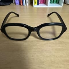 ウェリントン型 伊達メガネ ブラックのサムネイル