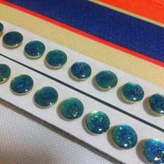 夏妃様取り置き～押しピン*青(レジン)のサムネイル