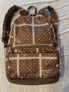 OLIVE des OLIVE リュック ブラウン ハート柄のサムネイル