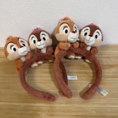 [1회 착용] 디즈니 칩 & 데일 카츄샤 2개 세트(장미 판매 가능)