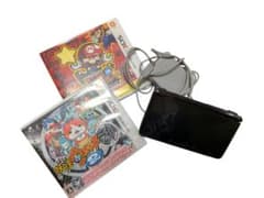 ニンテンドー3DSコスモブラック 本体 充電器 ソフト2本セット　感謝の動画付きのサムネイル