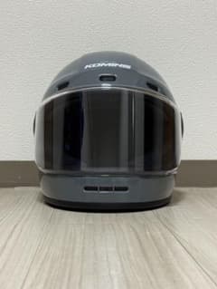 KOMINE フルフェイスヘルメット Mサイズ グレーのサムネイル