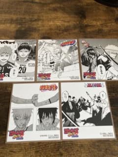 ジャンプフェア　2023  アニメイト　色紙　まとめ売りのサムネイル