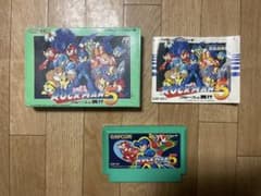 p*o様 ファミコン　ロックマン5 ソフト箱説明書セットのサムネイル