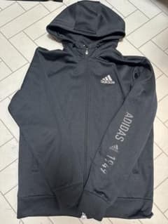adidas ジップアップパーカー ブラック O/XGのサムネイル