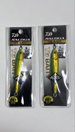 DaiwaSALTIGA TGベイト80g アデルフラッシュグリーンゴールド2個のサムネイル