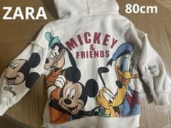 ディズニー ミッキー＆フレンズ パーカー　ZARA 80のサムネイル
