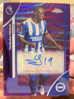 値段交渉可 ミンテ Topps Chrome 同背番号75シリ 直筆サイン‼️のサムネイル