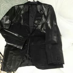 未使用の本革ジャケットです。のサムネイル