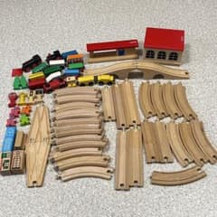 MICKI ミッキィ社 木製レール 汽車セット レール　スェーデン MICKI（ミッキィ社）木製レール 汽車セット スウェーデン製 その他