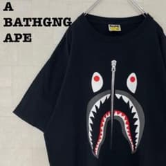 希少サイズ2XL】アベイシングエイプ☆シャーク グラフィックTシャツ 