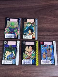 150.ドラゴンボールZ カードダス 5枚セット神龍 ピッコロ 孫悟飯 当時