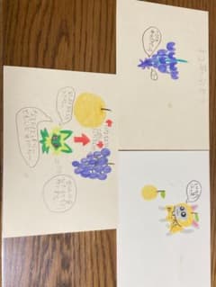 手描きイラスト ポストカード 3枚セットのサムネイル
