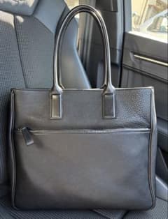 未使用】万双 ダブルオイルシュリンク トートバッグ 黒 - メルカリ