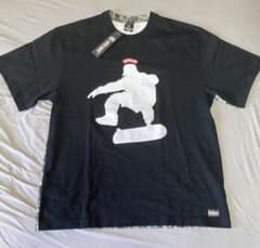 未使用タグ付NITRAIDスケートプリント モザイクリアルウィードTシャツ