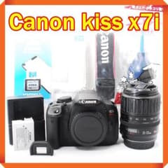 Canon EOS kiss x7i 一眼レフカメラ スマホ転送 シングルレンズ - メルカリ