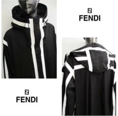 希少！！FENDI 46ストライプデザイン ナイロンジャケット - メルカリ