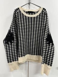 HAIDER ACKERMANN 千鳥格子柄 セーター HAIDER ACKERMANN 千鳥格子柄 セーター - メルカリ