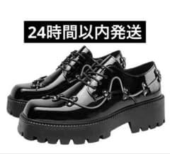 厚底レザースニーカー　韓国y2k Eur42(26〜27cm相当)のサムネイル