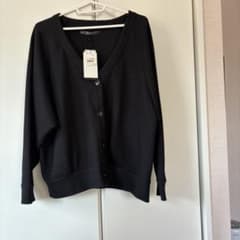 黒のカーディガン 4L サイズのサムネイル