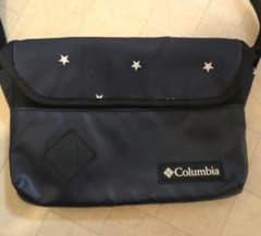 Columbia ショルダーバッグ 星柄 ネイビー