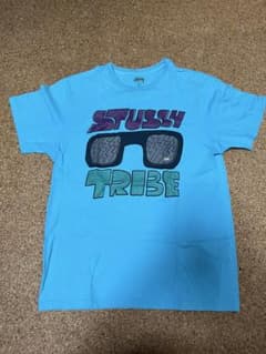Stussy Tシャツ ライトブルー Lサイズのサムネイル