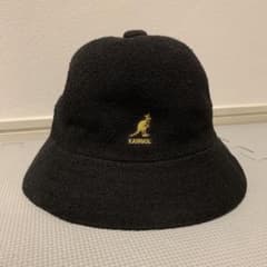 【カンゴールハット】バケットハット0397BC【Lサイズ　ブラック×ゴールド】のサムネイル