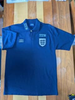 レア 90s イングランド代表 UMBRO ポロシャツ Lサイズ 国内販売無し