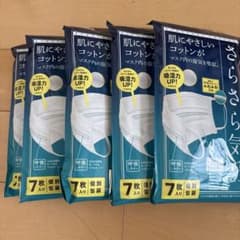 マスク習慣 さらさら気分 ふつうサイズ 7枚入 5袋セットのサムネイル