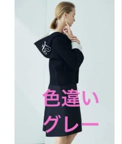 フォクシー ニットパーカー スクリプト グレー 美品 - メルカリ