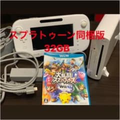 Wii U スプラトゥーン同梱版 （箱なし）+スマブラfor+マインクラフトのサムネイル
