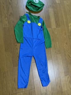 ハロウィン コスプレ マリオ　ルイージ　M キッズのサムネイル