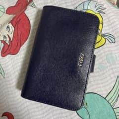 FURLA 二つ折り財布 ネイビー レザーのサムネイル