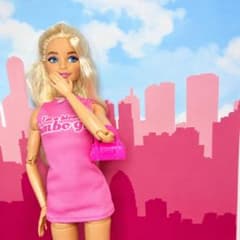 Barbie ピンク ミニワンピース《14》のサムネイル
