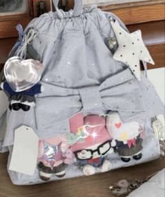 星柄 リボン付き ウィッシュコア ナップサックのサムネイル