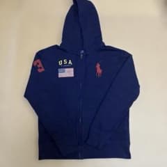 【美品】POLO RALPH LAUREN パーカー M 星条旗 USAのサムネイル
