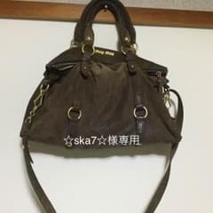 ミュウミュウスエードバッグのサムネイル