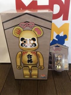 BE@RBRICK 達磨 合格 金メッキ 弐  セットのサムネイル
