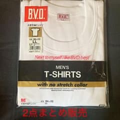 B.V.D. 丸首半袖Tシャツ LL ホワイト G0134のサムネイル