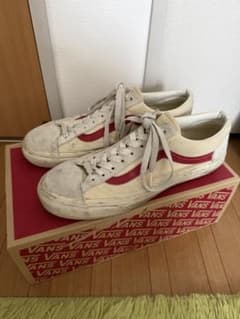 値下げ中VANS old school style36 オフホワイト レッドのサムネイル