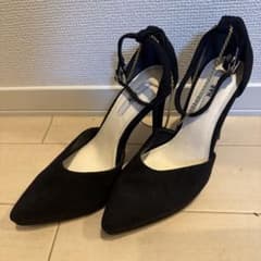 R&E アンクルストラップ ハイヒール パンプス ブラック 23.0cmのサムネイル