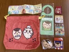 ちいかわ くりまんじゅう シーサー 巾着 ドアプレート シール　グッズセットのサムネイル