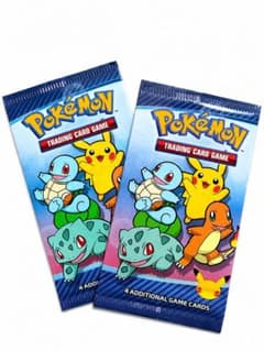 ポケモンカード　25周年　マクドナルド　ハッピーセット　2パック　未開封